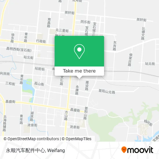 永顺汽车配件中心 map