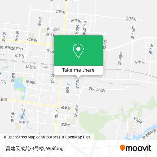 昌建天成苑-3号楼 map