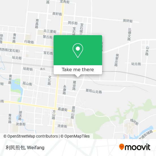 利民煎包 map