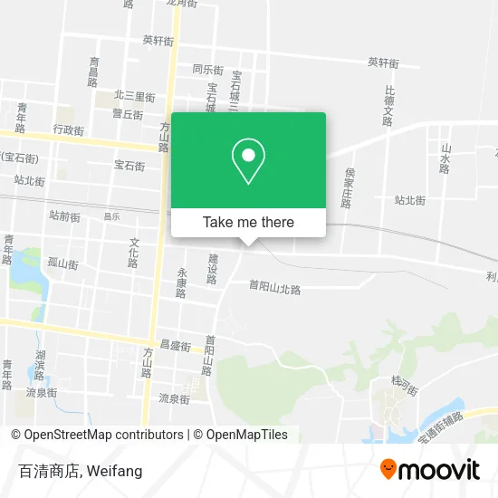 百清商店 map