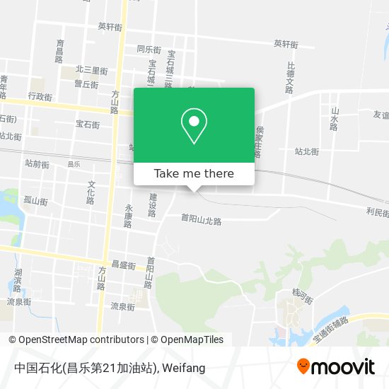 中国石化(昌乐第21加油站) map