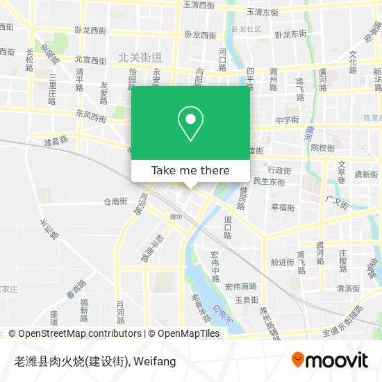 老潍县肉火烧(建设街) map