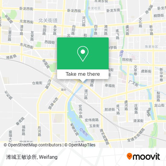 潍城王敏诊所 map