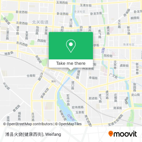 潍县火烧(健康西街) map