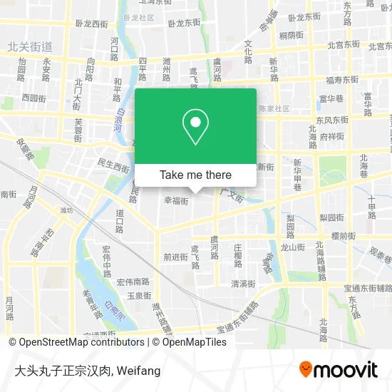 大头丸子正宗汉肉 map