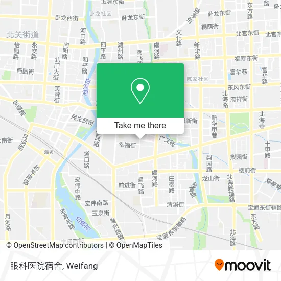 眼科医院宿舍 map
