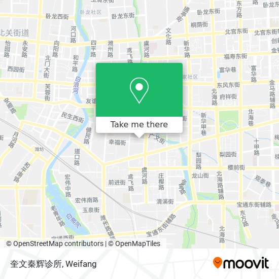 奎文秦辉诊所 map