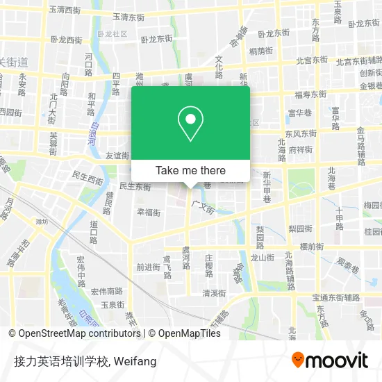 接力英语培训学校 map