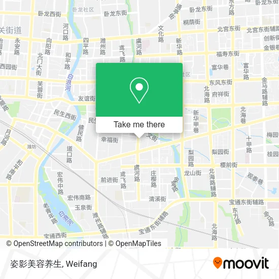 姿影美容养生 map