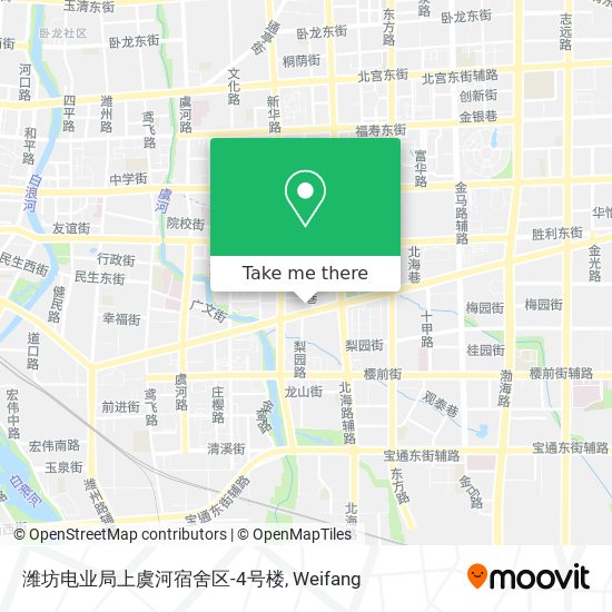 潍坊电业局上虞河宿舍区-4号楼 map