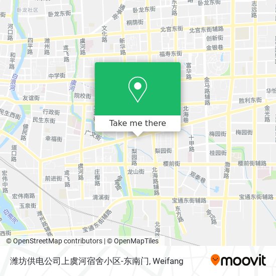 潍坊供电公司上虞河宿舍小区-东南门 map