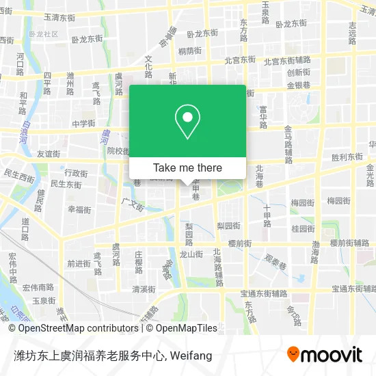 潍坊东上虞润福养老服务中心 map