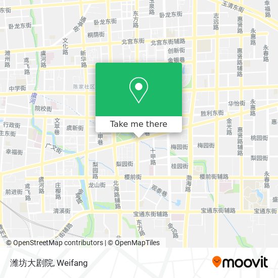 潍坊大剧院 map