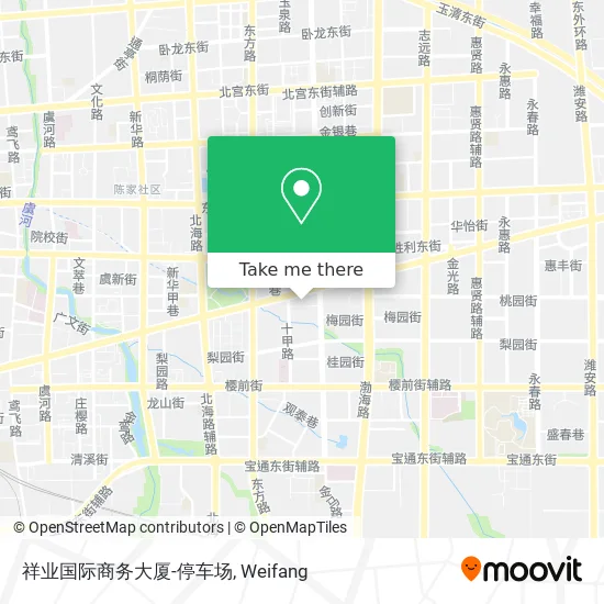祥业国际商务大厦-停车场 map
