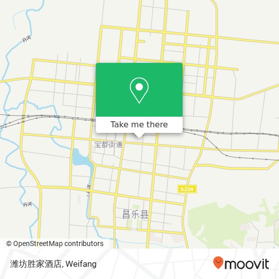 潍坊胜家酒店 map