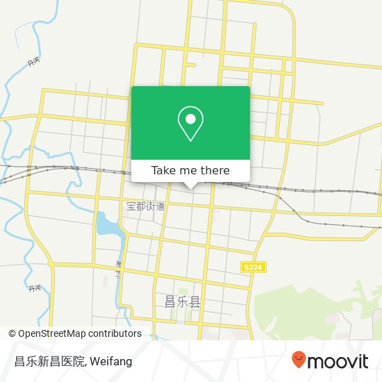 昌乐新昌医院 map