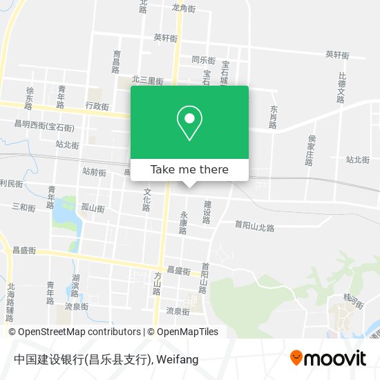中国建设银行(昌乐县支行) map