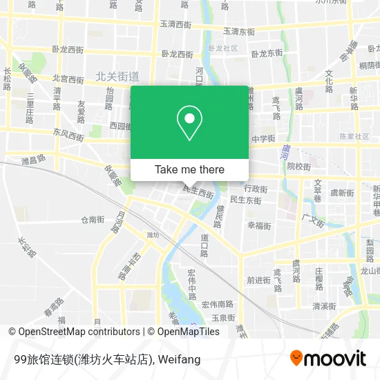 99旅馆连锁(潍坊火车站店) map