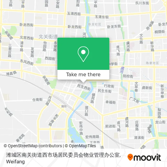 潍城区南关街道西市场居民委员会物业管理办公室 map
