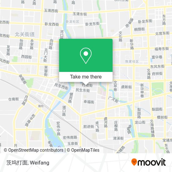 茨坞打面 map