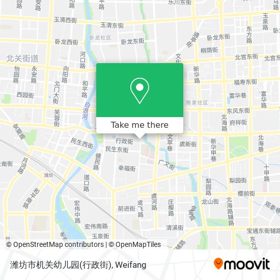 潍坊市机关幼儿园(行政街) map