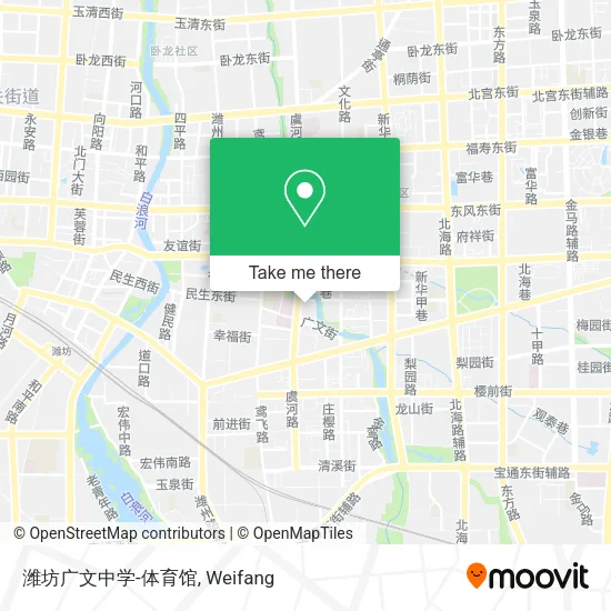 潍坊广文中学-体育馆 map