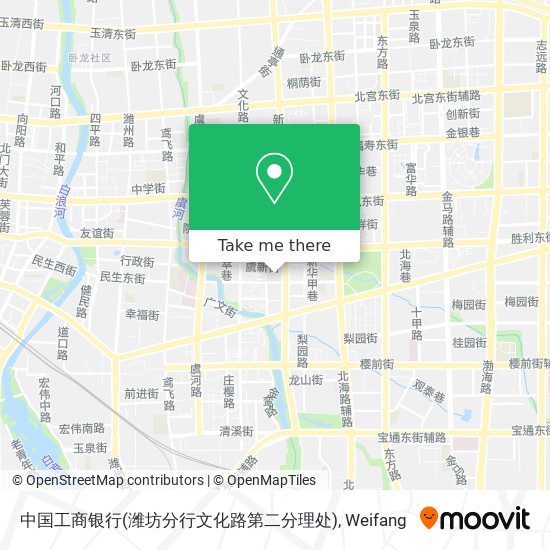 中国工商银行(潍坊分行文化路第二分理处) map