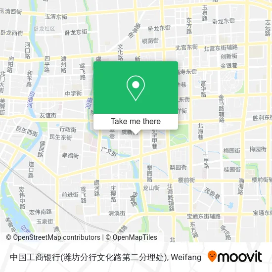 中国工商银行(潍坊分行文化路第二分理处) map