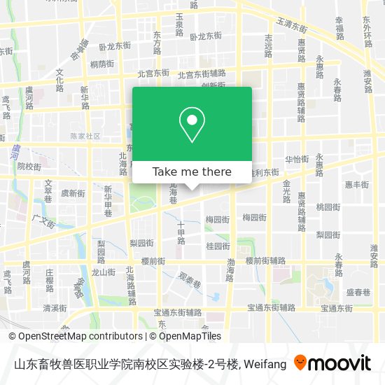 山东畜牧兽医职业学院南校区实验楼-2号楼 map