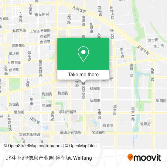 北斗·地理信息产业园-停车场 map
