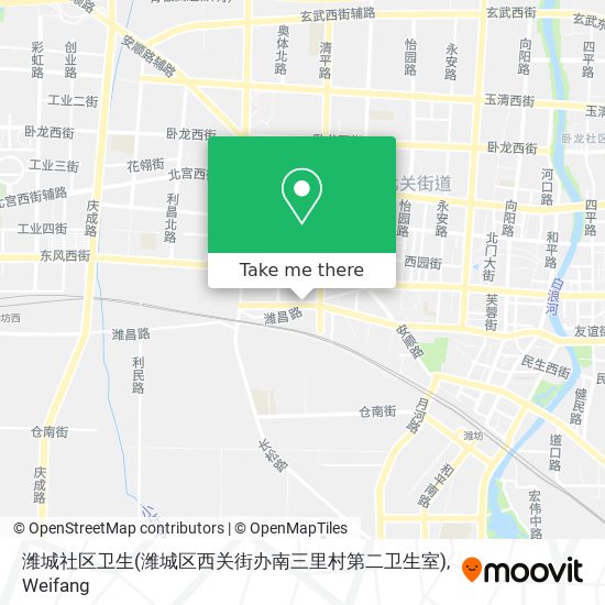 潍城社区卫生(潍城区西关街办南三里村第二卫生室) map