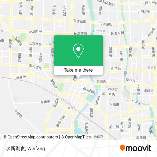 永新副食 map
