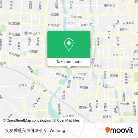 女友香薰美肤健康会所 map