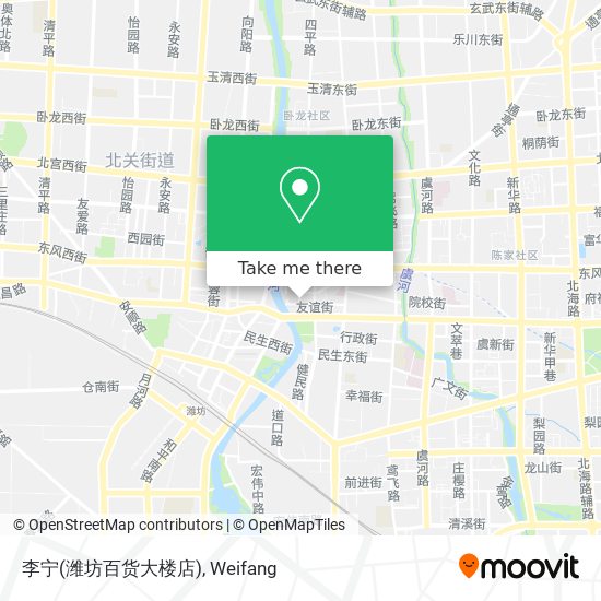 李宁(潍坊百货大楼店) map