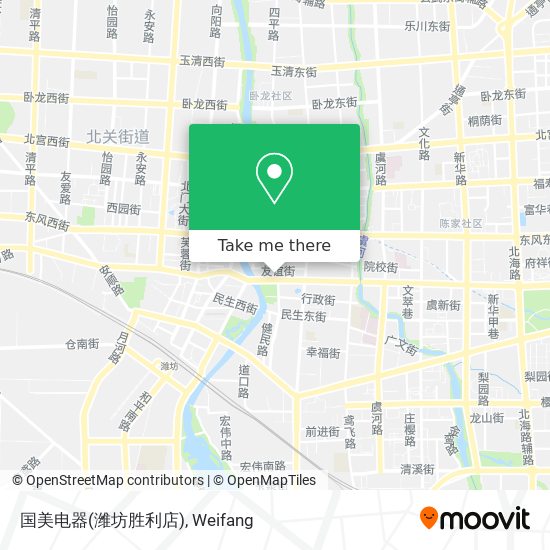 国美电器(潍坊胜利店) map