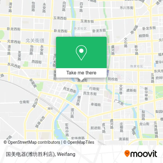 国美电器(潍坊胜利店) map