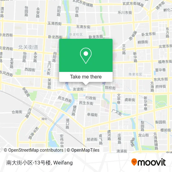 南大街小区-13号楼 map
