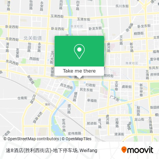 速8酒店(胜利西街店)-地下停车场 map