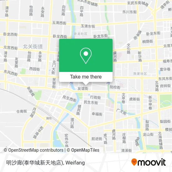 明沙廊(泰华城新天地店) map