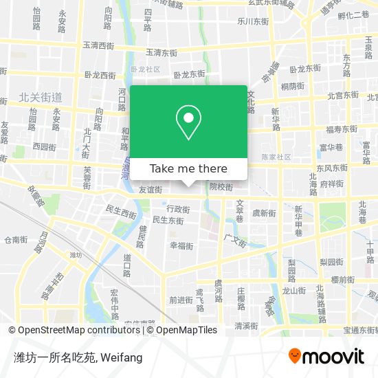 潍坊一所名吃苑 map