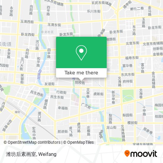 潍坊后素画室 map