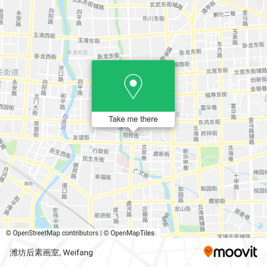潍坊后素画室 map