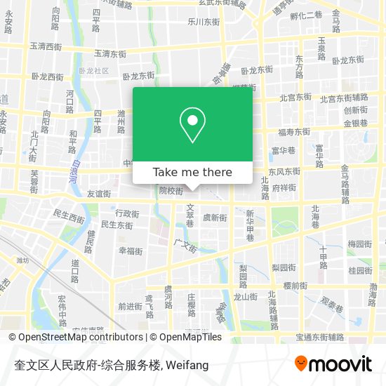 奎文区人民政府-综合服务楼 map