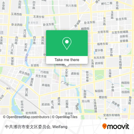 中共潍坊市奎文区委员会 map