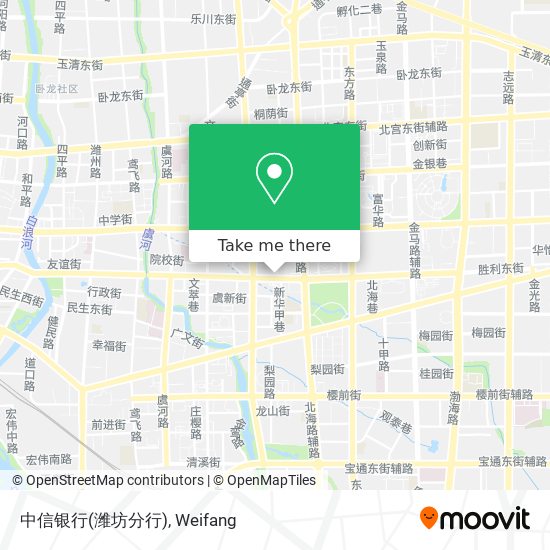中信银行(潍坊分行) map