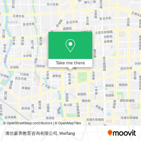 潍坊蒙养教育咨询有限公司 map