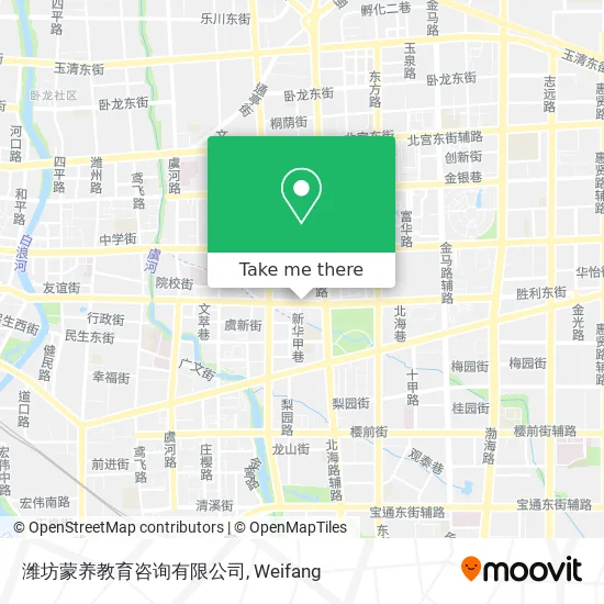 潍坊蒙养教育咨询有限公司 map