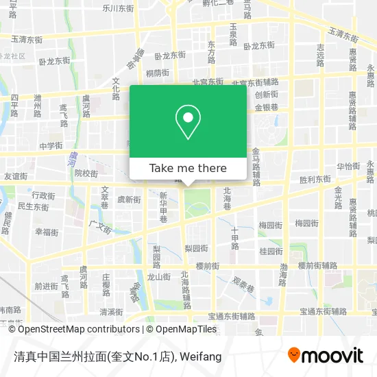 清真中国兰州拉面(奎文No.1店) map