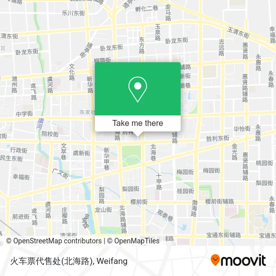 火车票代售处(北海路) map