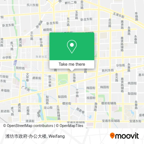 潍坊市政府-办公大楼 map